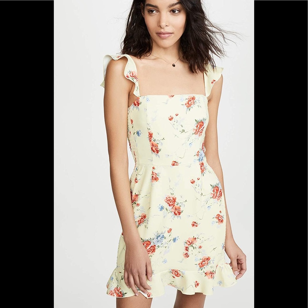 WAYF Yellow Poppy Summer Dress💛